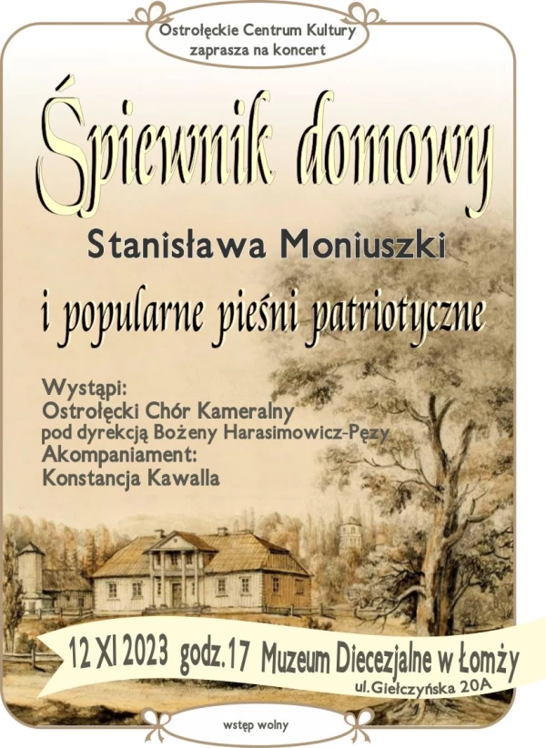 KONCERT PIEŚNI STANISŁAWA MONIUSZKI