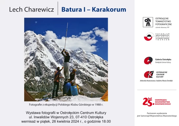 BATURA I - KARAKORUM wernisaż wystawy fotografii Lecha Charewicza