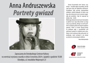 PORTRETY GWIAZD - wernisaż wystawy rysunków Anny Andruszewskiej