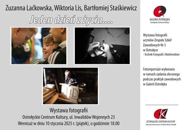 JEDEN DZIEŃ Z ŻYCIA... - wernisaż wystawy fotografii
