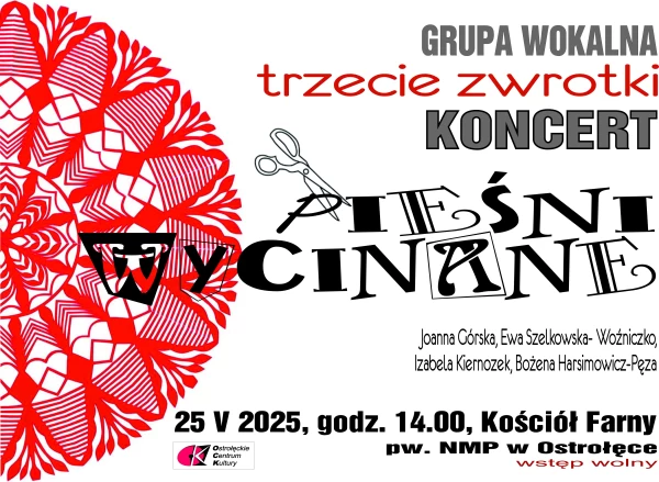 PIEŚNI WYCINANE - koncert grupy wokalnej Trzecie Zwrotki 