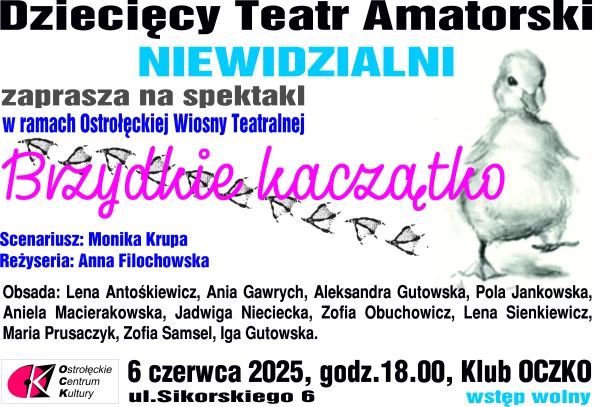BRZYDKIE KACZĄTKO - spektakl DTA NIEWIDZIALNI
