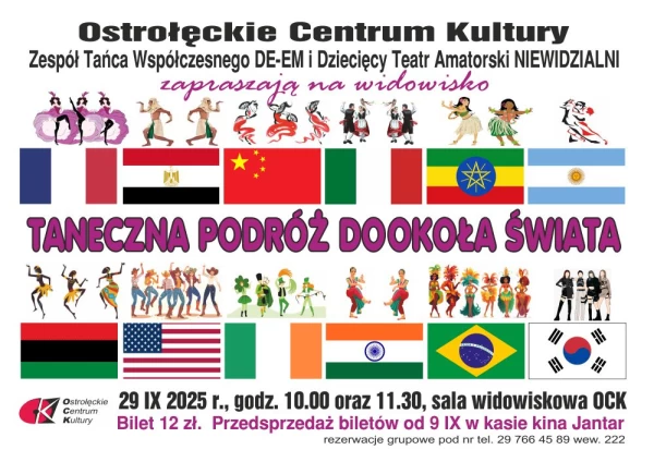 TANECZNA PODRÓŻ DOOKOŁA ŚWIATA (2) - widowisko taneczne 