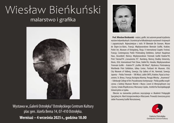 UPADEK - wernisaż wystawy malarstwa i grafiki Wiesława Bieńkuńskiego 