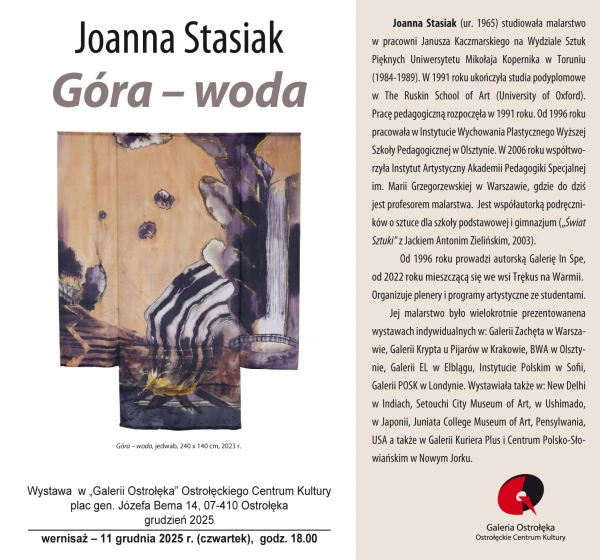 GÓRA - WODA wernisaż wystawy malarstwa Joanny Stasiak