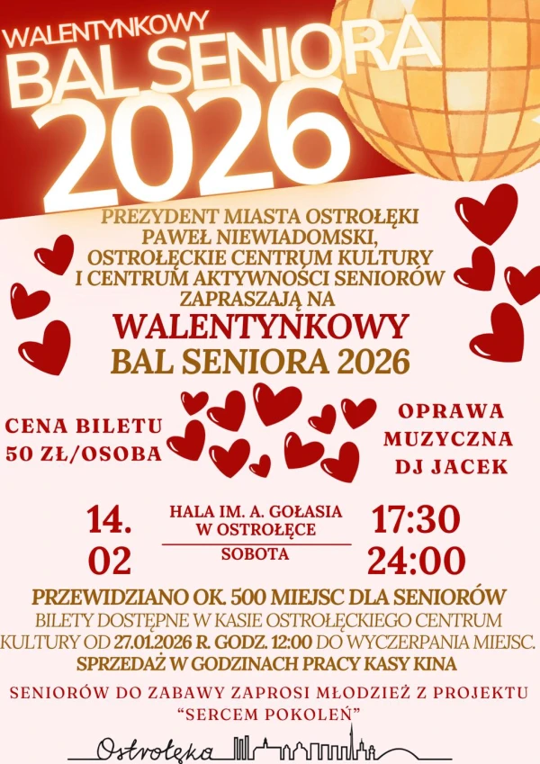 WALENTYNKOWY BAL SENIORA 2026