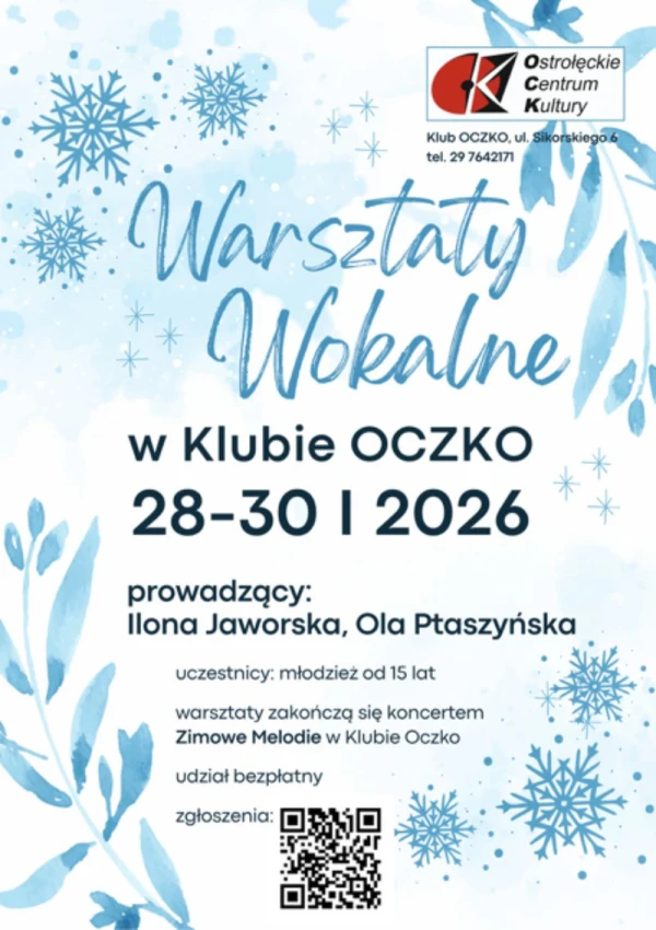 WARSZTATY WOKALNE w Klubie OCZKO 