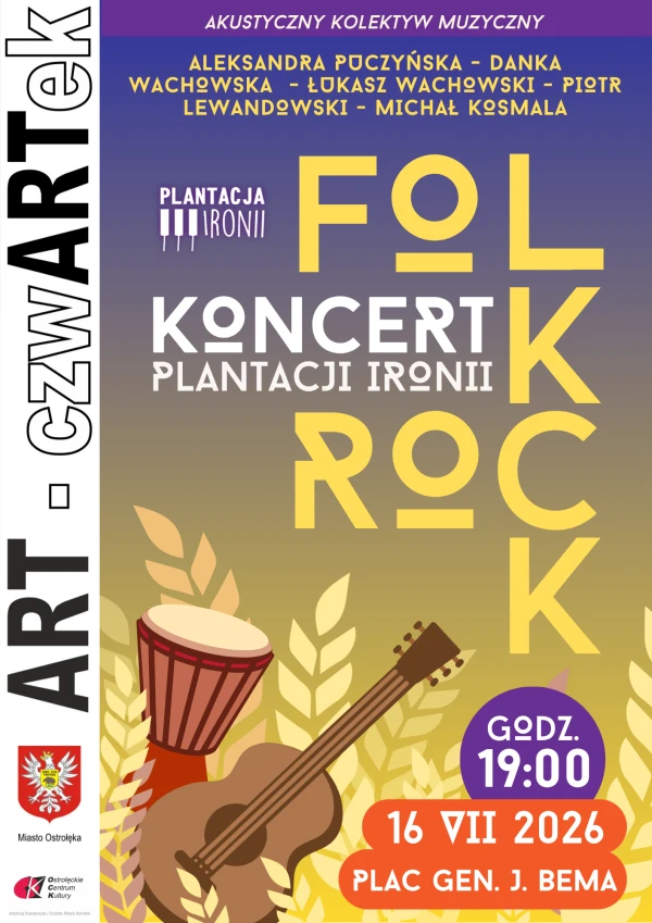 ART CZWARTEK - koncert zespołu Plantacja Ironii